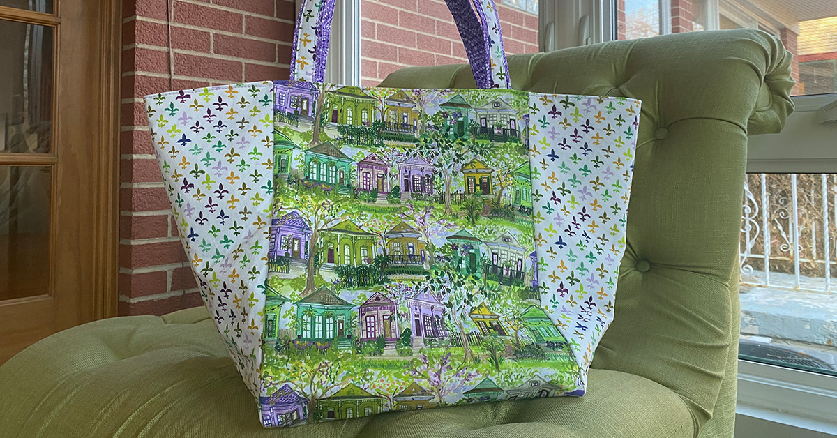 Mardi Gras Market Tote Bag